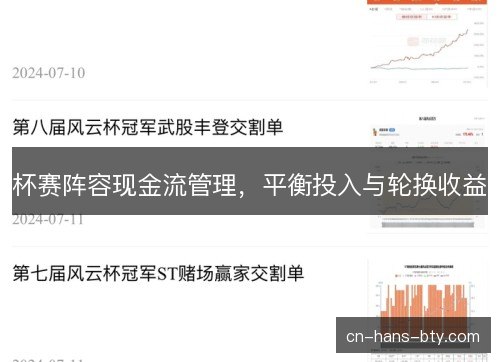 杯赛阵容现金流管理，平衡投入与轮换收益